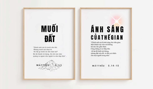 Thứ Ba 10.06.2025 Muối đất và sự sáng thế gian