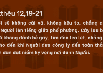 Thứ Bảy 19.07.2025 “Muôn dân đặt niềm hy vọng nơi Chúa”