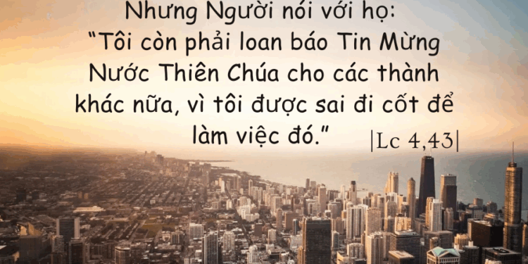 Thứ Tư 03.09.2025 Đến để loan báo Tin Mừng