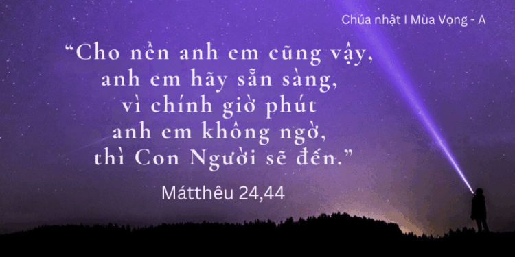 Chúa Nhật 30.11.2025 Đấng đến để cứu độ và nâng đỡ ta.
