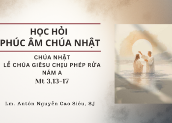 Học Hỏi Phúc Âm Chúa Nhật Lễ Chúa Giêsu Chịu Phép Rửa- A