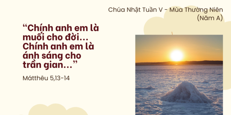 Chúa Nhật 08.02.2026 Muối cho đời, ánh sáng cho trần gian