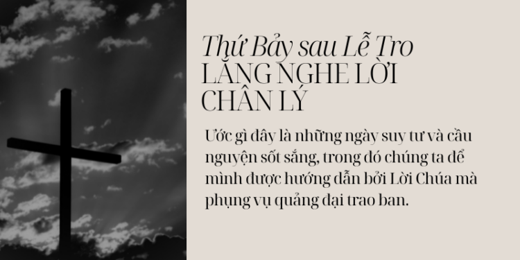 Thứ Bảy sau Lễ Tro