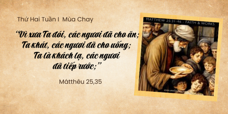 Thứ Hai 23.02.2026 Đức Kitô nơi những người bé nhỏ