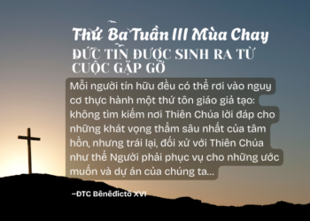 Thứ Ba Tuần III Mùa Chay ĐỨC TIN ĐƯỢC SINH RA TỪ CUỘC GẶP GỠ