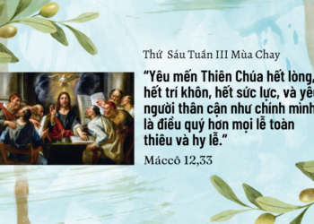 Thứ Sáu 13.03.2026 Trung Tâm Của Lề Luật Là Tình Yêu