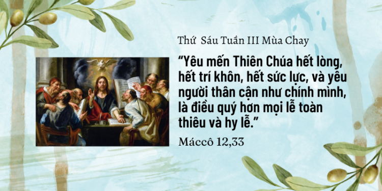 Thứ Sáu 13.03.2026 Trung Tâm Của Lề Luật Là Tình Yêu