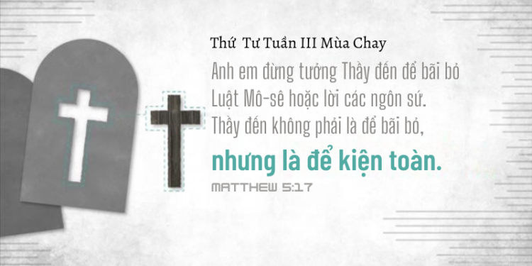 Thứ Tư 11.03.2026 Chúa Không Phá Bỏ, Nhưng Canh Tân