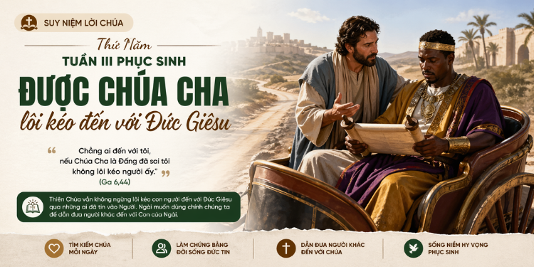 Thứ Năm 23.4.2026 Được Chúa Cha Lôi Kéo Đến Với Đức Giêsu