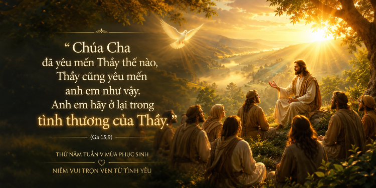 Thứ Năm 7.5.2026 Niềm Vui Trọn Vẹn Từ Tình Yêu