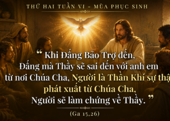 Thứ Hai 11.5.2026 Chúa Thánh Thần nâng đỡ đức tin giữa thử thách