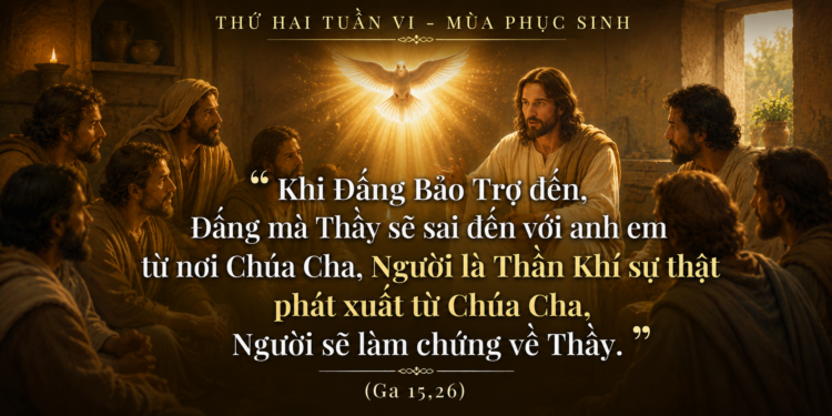 Thứ Hai 11.5.2026 Chúa Thánh Thần nâng đỡ đức tin giữa thử thách