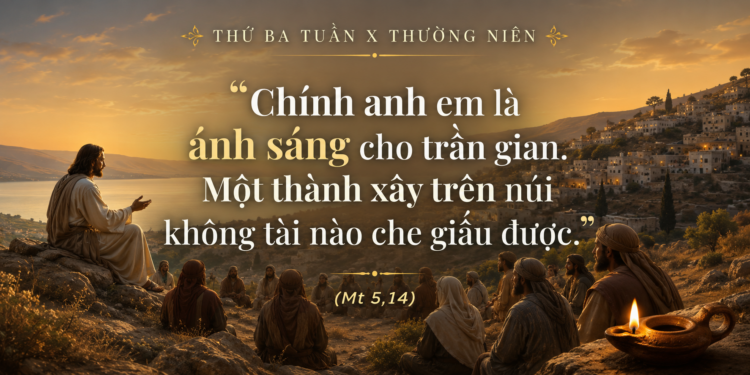 Thứ Ba 09.06.2026 Muối Cho Đời, Ánh Sáng Cho Thế Gian