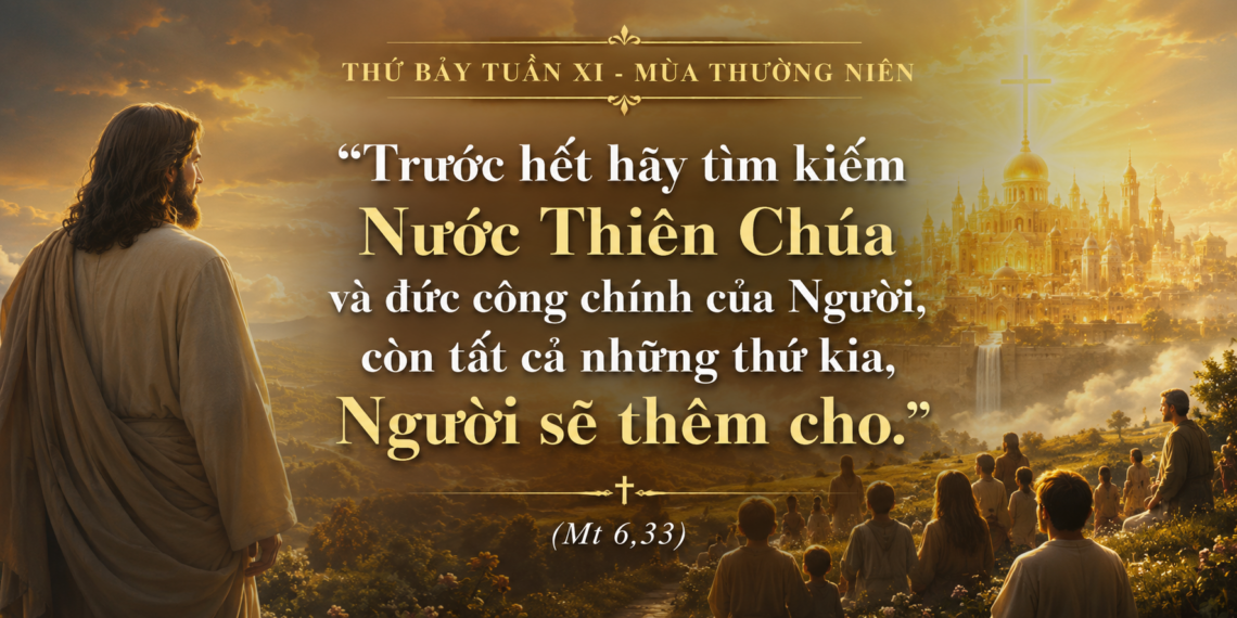 Thứ Bảy 20.06.2026 Trước hết hãy tìm kiếm Nước Thiên Chúa