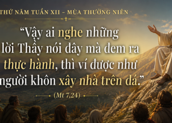 Thứ Năm 25.06.2026 Nền tảng cuộc đời mình là Tình yêu của Đức Kitô