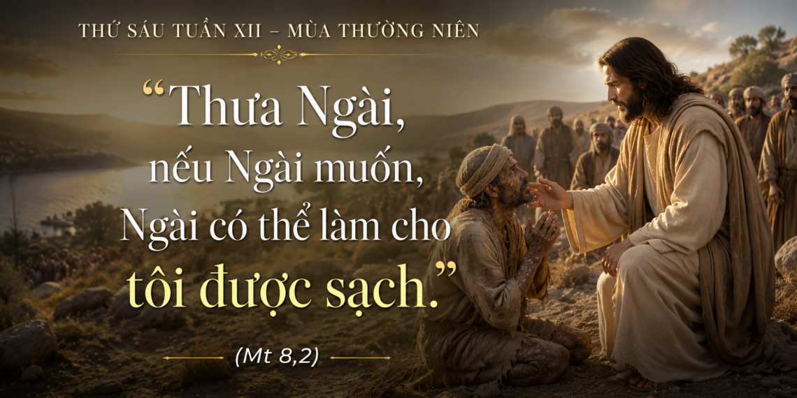 Thứ Sáu 26.06.2026 Để Chúa chạm đến và chữa lành cuộc đời chúng ta
