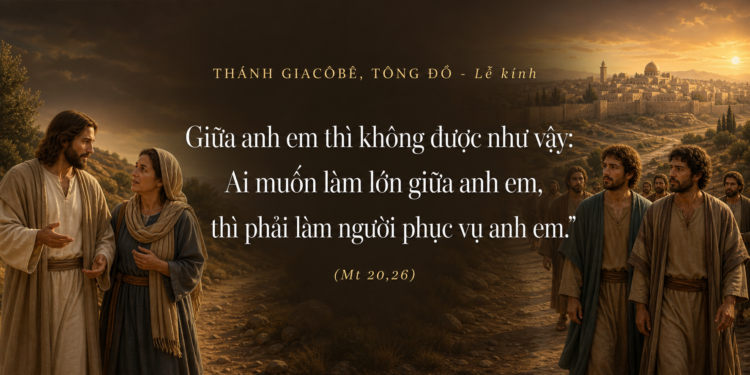 Thứ Bảy 25.07.2026 Chén của Thầy và con đường phục vụ