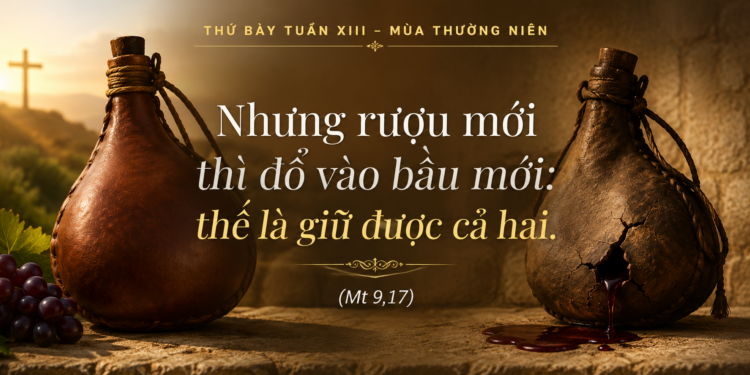 Thứ Bảy 04.07.2026 Rượu mới của Tin Mừng và của tiệc cưới Nước Trời