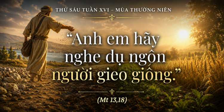 Thứ Sáu 24.07.2026 Đất Tâm Hồn Nào Đang Đón Nhận Lời Chúa?