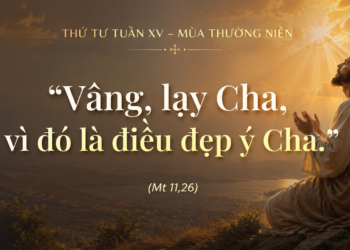 Thứ Tư 15.07.2026 Tâm Hồn Bé Nhỏ Để Đón Nhận Nước Trời