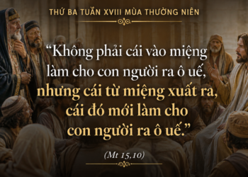Thứ Ba 04.08.2026 Ánh Mắt Của Chúa Luôn Nhìn Thấy Hy Vọng