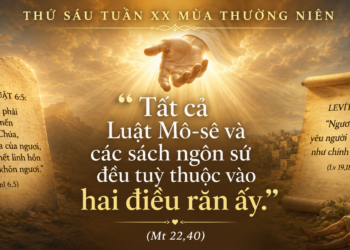 Thứ Sáu 21.08.2026 Mệnh Lệnh Kép Của Thiên Chúa Về Tình Yêu