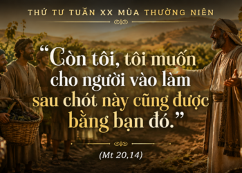 Thứ Tư 19.08.2026 Ân sủng vượt trên những gì ta xứng đáng