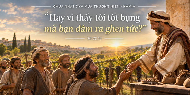 Chúa Nhật 20/9/2026 CÔNG LÝ CỦA THIÊN CHÚA LÀ LÒNG QUẢNG ĐẠI