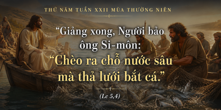 Thứ Năm 3/9/2026 Ra chỗ nước sâu – Từ tín thác đến bước theo