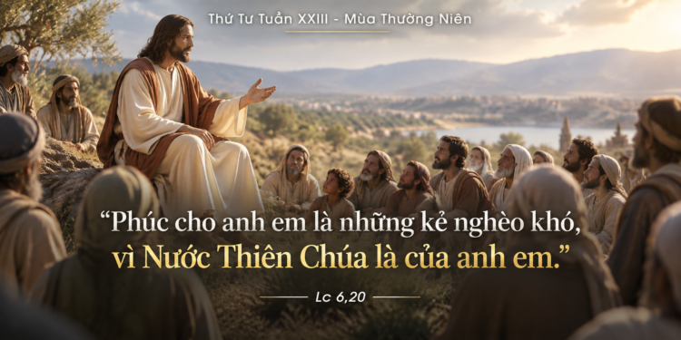 Thứ Tư 9/9/2026 Phúc cho anh em là những kẻ nghèo khó