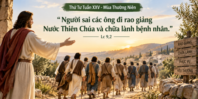Thứ Tư 23/9/2026 Lên Đường Với Hành Trang Của Người Môn Đệ