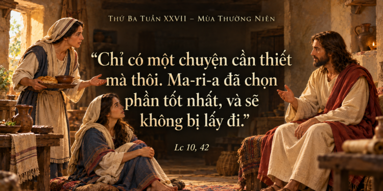 Thứ Ba 6/10/2026 Chiêm Niệm Trong Hoạt động