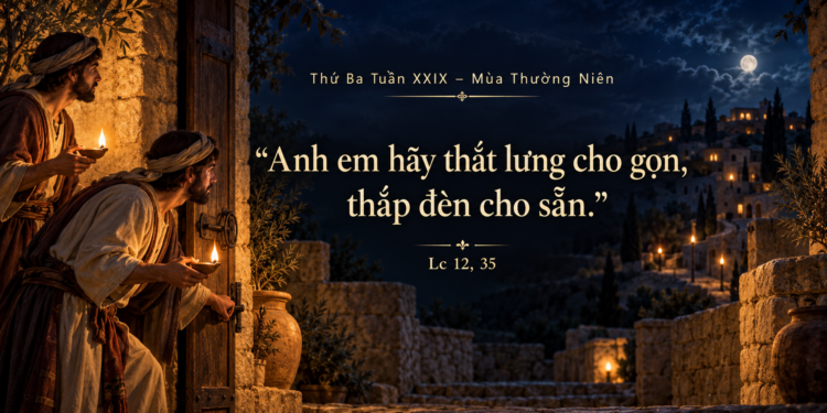 Thứ Ba 20/10/2026 Tỉnh thức để đón Chúa trong hiện tại