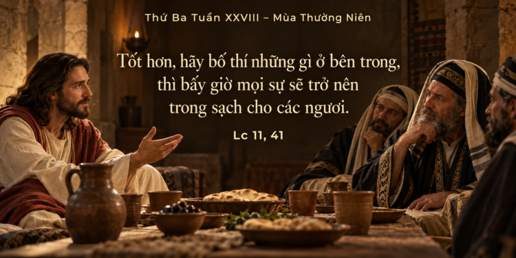 Thứ Ba 13/10/2026 Thanh sạch từ bên trong