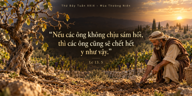 Thứ Bảy 24/10/2026 Sám hối hôm nay, cho ngày mai