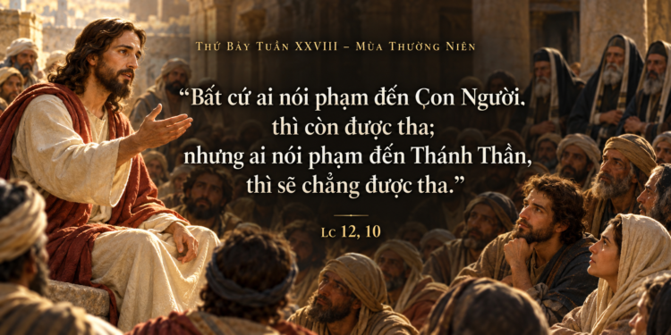 Thứ Bảy 17/10/2026 Can đảm tuyên xưng Đức Kitô nhờ sức mạnh Thánh Thần
