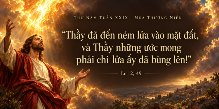 Thứ Năm 22/10/2026 Ngọn lửa tình yêu và sự bình an đích thực