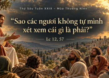 Thứ Sáu 23/10/2026 Nhận ra dấu chỉ của Chúa – Hoán cải và hoà giải hôm nay