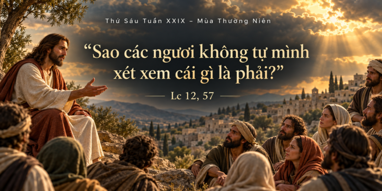 Thứ Sáu 23/10/2026 Nhận ra dấu chỉ của Chúa – Hoán cải và hoà giải hôm nay