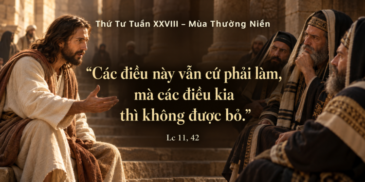 Thứ Tư 14/10/2026 Đừng chỉ giữ đạo bên ngoài
