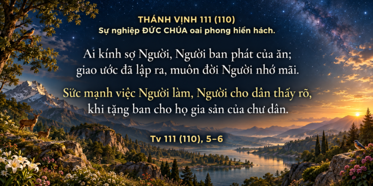 Thánh Vịnh Đáp CaThứ Sáu Tuần XXVII Mùa Thường Niên